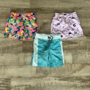 Cat & Jack Kids Swim Trunks - Multicolor, Pink, Teal